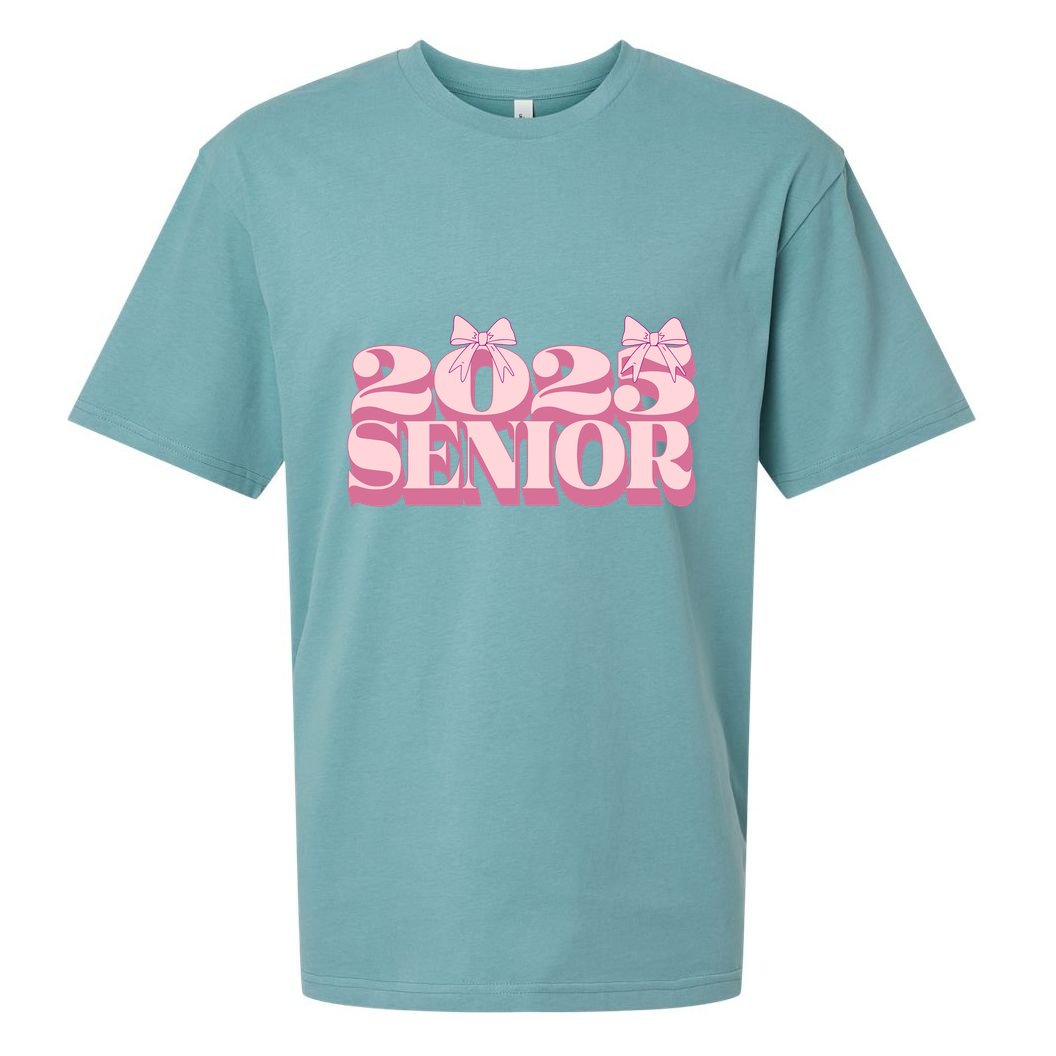 Senior 2025 Graduation Sueded Cloud Jersey T-Shirt