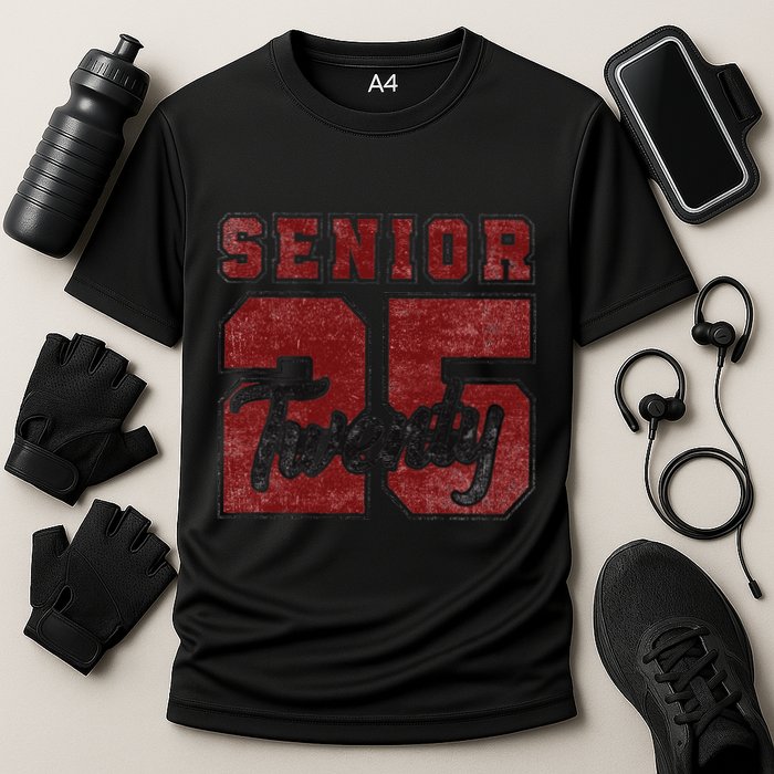 Senior 2025 Graduation Class Of 2025 Back To School Cooling Performance Crew T-Shirt