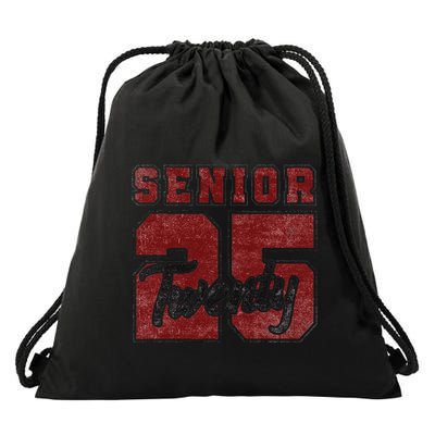 Senior 2025 Graduation Class Of 2025 Back To School Drawstring Bag