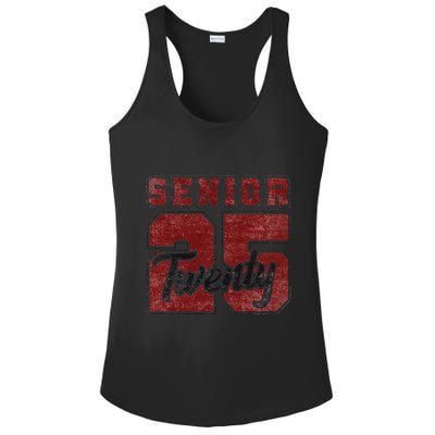 Senior 2025 Graduation Class Of 2025 Back To School Ladies PosiCharge Competitor Racerback Tank