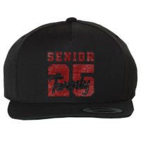 Senior 2025 Graduation Class Of 2025 Back To School Wool Snapback Cap