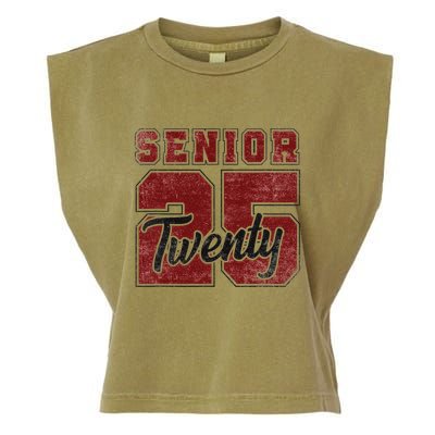 Senior 2025 Graduation Class Of 2025 Back To School Garment-Dyed Women's Muscle Tee