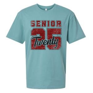 Senior 2025 Graduation Class Of 2025 Back To School Sueded Cloud Jersey T-Shirt