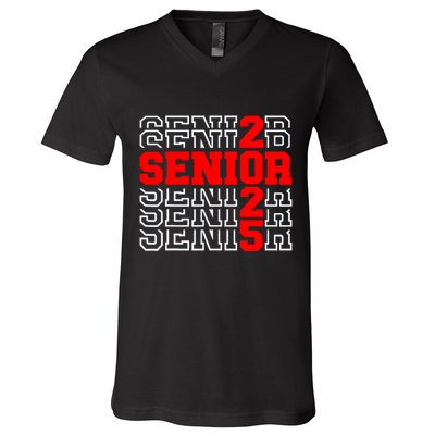 Senior 2025 Graduation 2025 Class Of 2025 V-Neck T-Shirt