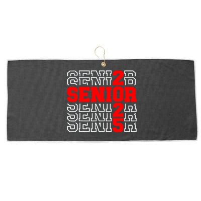 Senior 2025 Graduation 2025 Class Of 2025 Large Microfiber Waffle Golf Towel