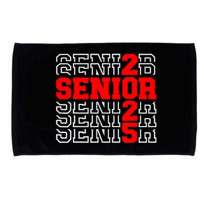 Senior 2025 Graduation 2025 Class Of 2025 Microfiber Hand Towel