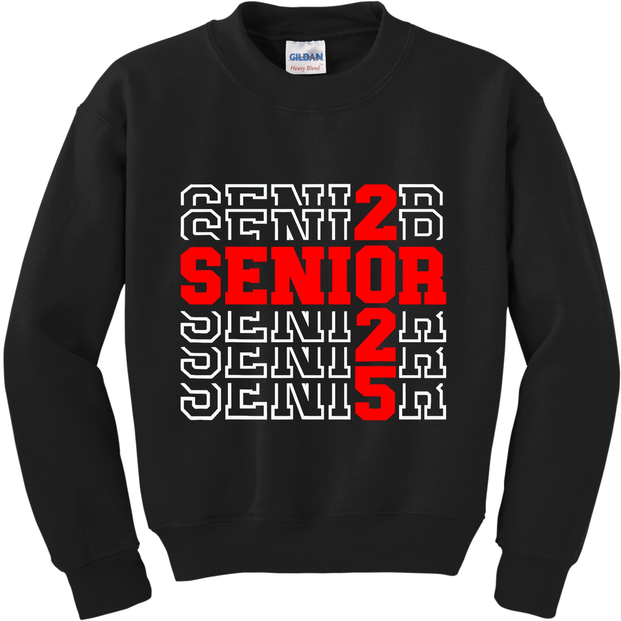 Senior 2025 Graduation 2025 Class Of 2025 Kids Sweatshirt