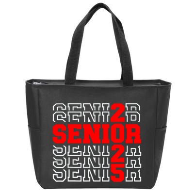 Senior 2025 Graduation 2025 Class Of 2025 Zip Tote Bag