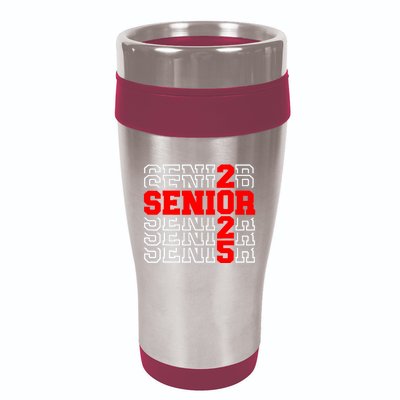 Senior 2025 Graduation 2025 Class Of 2025 16oz Travel Tumbler
