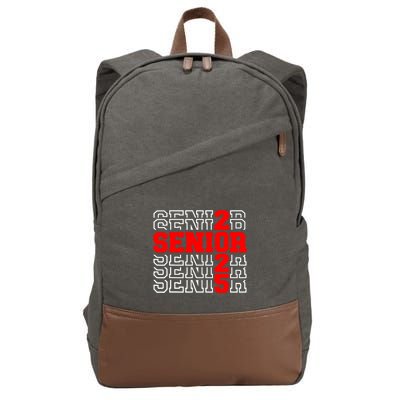 Senior 2025 Graduation 2025 Class Of 2025 Cotton Canvas Backpack
