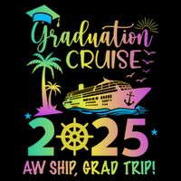Senior 2025 Graduation Cruise Aw Ship Grad Trip Party Cool Gift Impact Tech Backpack