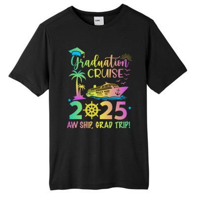 Senior 2025 Graduation Cruise Aw Ship Grad Trip Party Cool Gift Tall Fusion ChromaSoft Performance T-Shirt