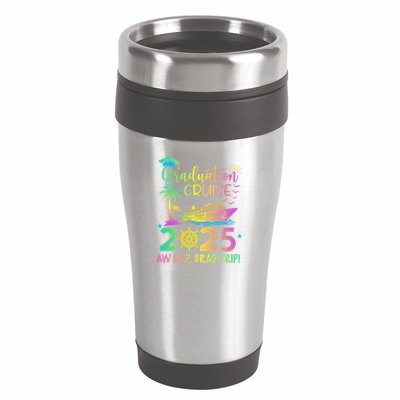 Senior 2025 Graduation Cruise Aw Ship Grad Trip Party Cool Gift 16oz Travel Tumbler