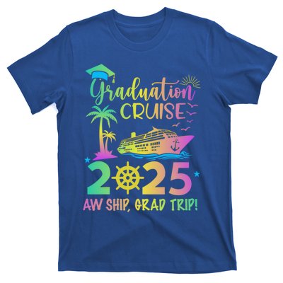 Senior 2025 Graduation Cruise Aw Ship Grad Trip Party Cool Gift T-Shirt