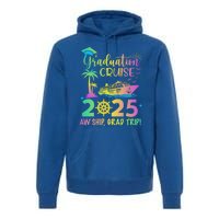 Senior 2025 Graduation Cruise Aw Ship Grad Trip Party Cool Gift Premium Hoodie