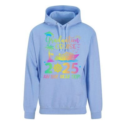 Senior 2025 Graduation Cruise Aw Ship Grad Trip Party Cool Gift Unisex Surf Hoodie