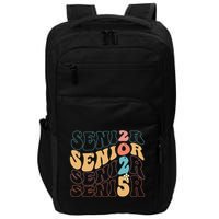 Senior 25 Graduation Class Of 2025 Cute Groovy Senior 2025 Gift Impact Tech Backpack