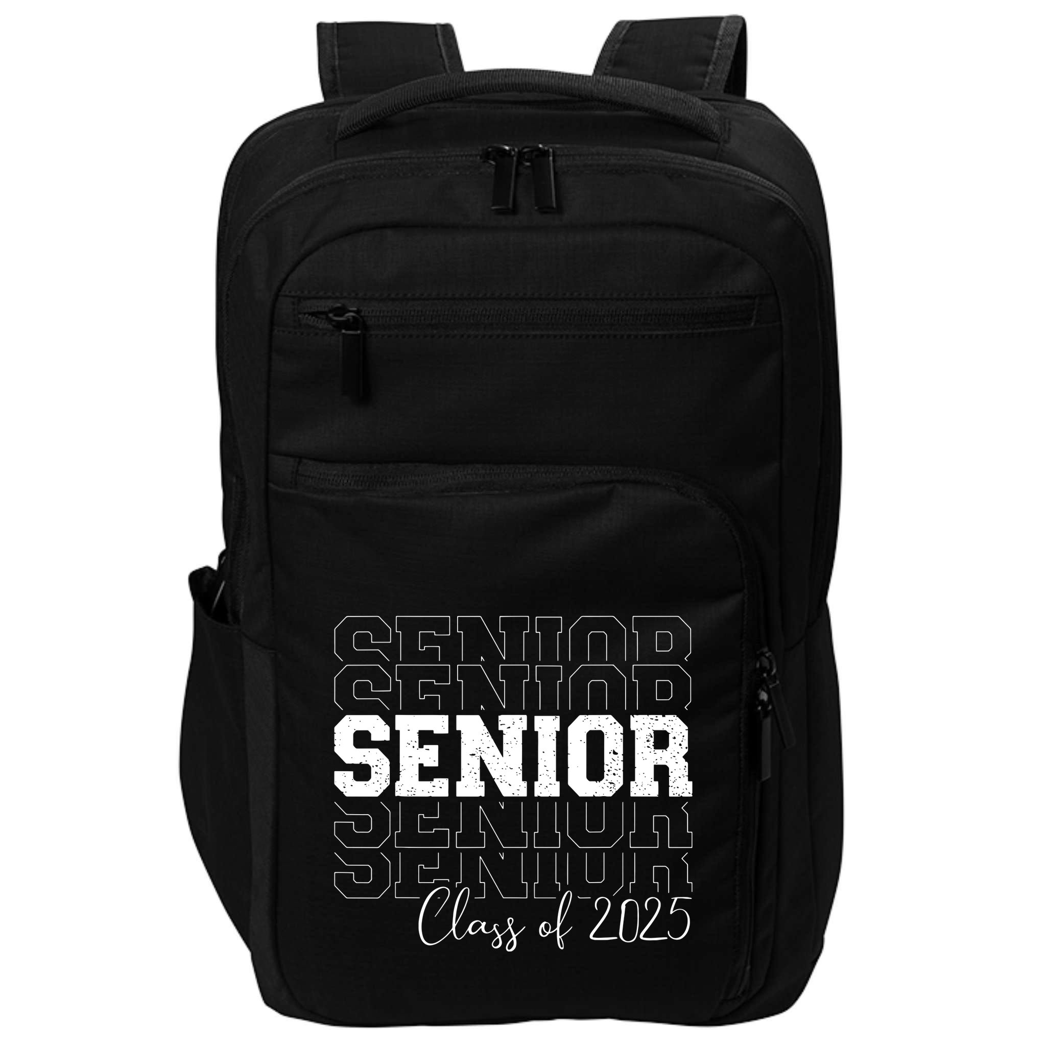 Senior 2025 Graduate College University Graduation Impact Tech Backpack