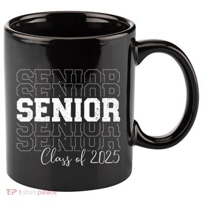 Senior 2025 Graduate College University Graduation 11oz C Handle Ceramic Mug
