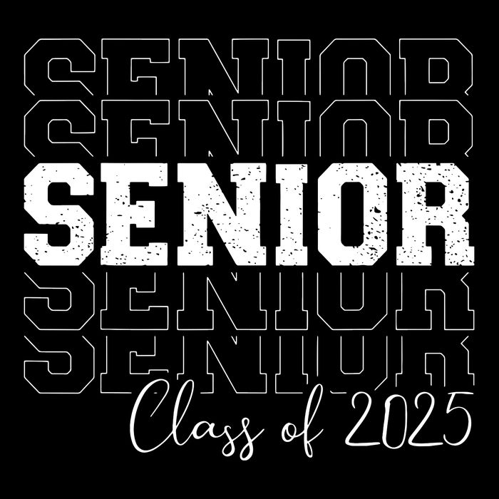 Senior 2025 Graduate College University Graduation 16 in Basic Backpack
