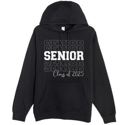 Senior 2025 Graduate College University Graduation Premium Pullover Hoodie