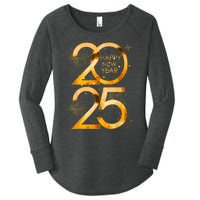 Supplies 2025 Happy New Year Party Family Matching Fireworks Gift Women's Perfect Tri Tunic Long Sleeve Shirt