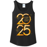 Supplies 2025 Happy New Year Party Family Matching Fireworks Gift Ladies Essential Tank