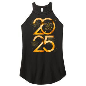 Supplies 2025 Happy New Year Party Family Matching Fireworks Gift Women's Perfect Tri Rocker Tank