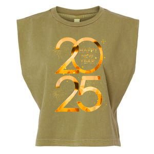 Supplies 2025 Happy New Year Party Family Matching Fireworks Gift Garment-Dyed Women's Muscle Tee