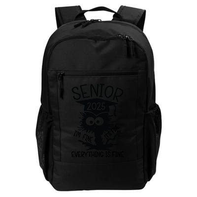 Senior 2025 Its Fine Im Fine Everything Is Fine Backpack