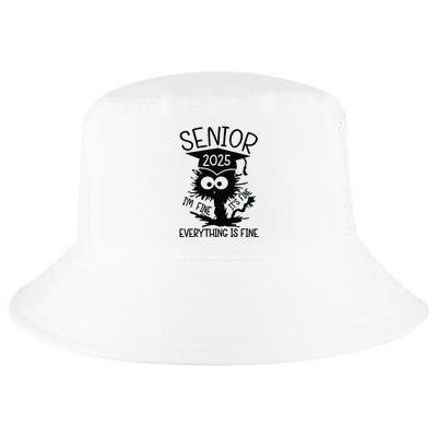 Senior 2025 Its Fine Im Fine Everything Is Fine Cool Comfort Performance Bucket Hat