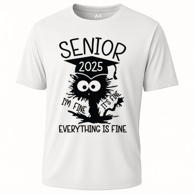 Senior 2025 Its Fine Im Fine Everything Is Fine Performance Shirt