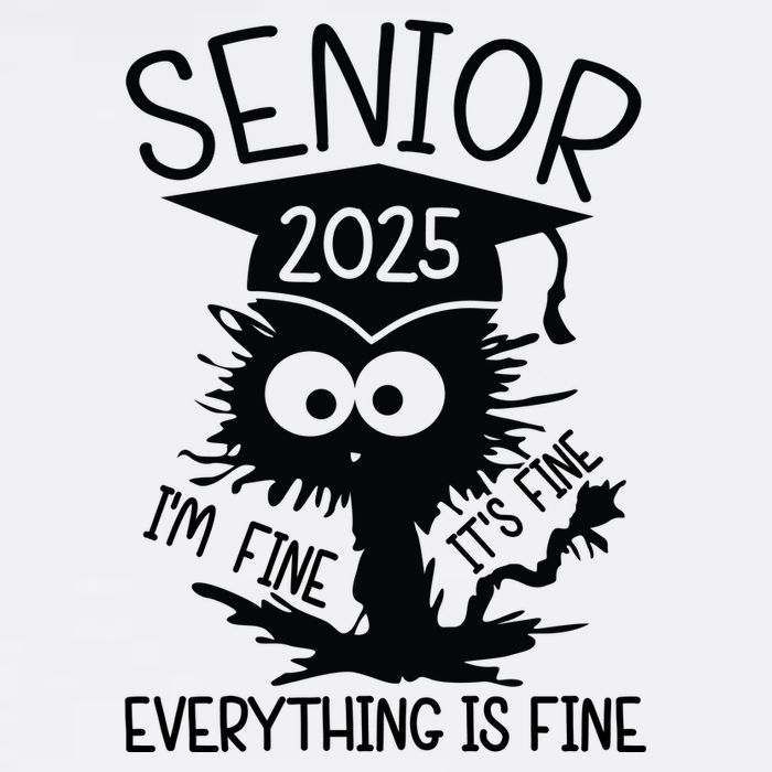 Senior 2025 Its Fine Im Fine Everything Is Fine Cooling Performance Crew T-Shirt