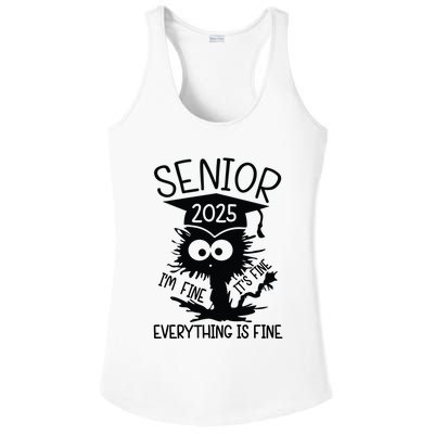 Senior 2025 Its Fine Im Fine Everything Is Fine Ladies PosiCharge Competitor Racerback Tank