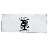 Senior 2025 Its Fine Im Fine Everything Is Fine Large Microfiber Waffle Golf Towel