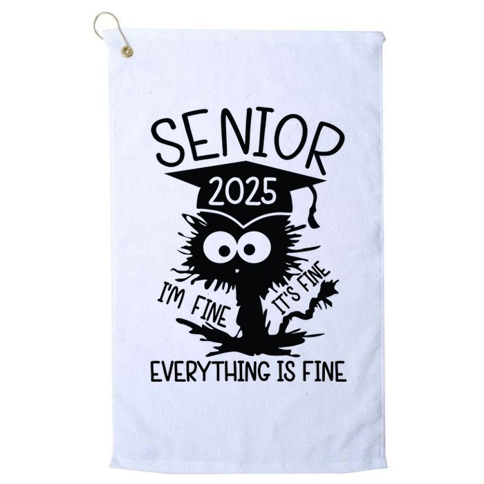 Senior 2025 Its Fine Im Fine Everything Is Fine Golf Towel