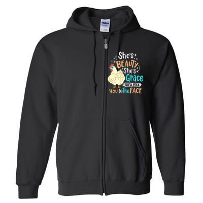 Sister 24 Loading For Pregnancy Announcement Full Zip Hoodie