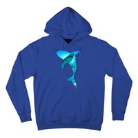 Shark 2 Lovers Silhouette Earth Day And Ocean Week Awareness Cute Gift Hoodie