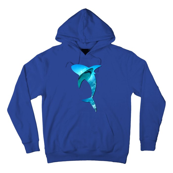 Shark 2 Lovers Silhouette Earth Day And Ocean Week Awareness Cute Gift Hoodie