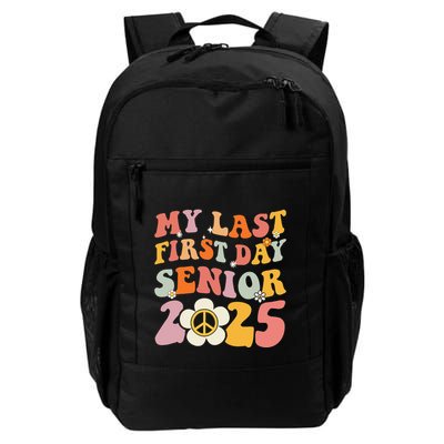 Senior 2025 My First Last Day College Graduation Year Backpack