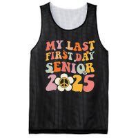 Senior 2025 My First Last Day College Graduation Year Mesh Reversible Basketball Jersey Tank