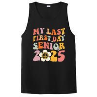 Senior 2025 My First Last Day College Graduation Year PosiCharge Competitor Tank