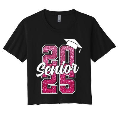 Senior 2025 Meaningful Gift Women's Crop Top Tee