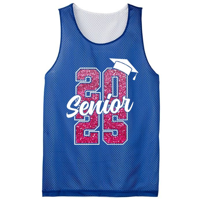 Senior 2025 Meaningful Gift Mesh Reversible Basketball Jersey Tank