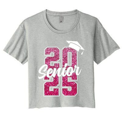 Senior 2025 Meaningful Gift Women's Crop Top Tee