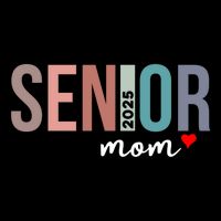 Senior 2025 Mom Graduate Funny Class Of 2025 Gift Flat Bill Trucker Hat