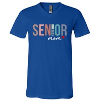 Senior 2025 Mom Graduate Funny Class Of 2025 Gift V-Neck T-Shirt