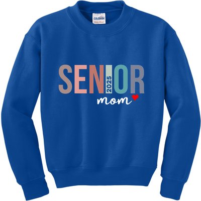 Senior 2025 Mom Graduate Funny Class Of 2025 Gift Kids Sweatshirt