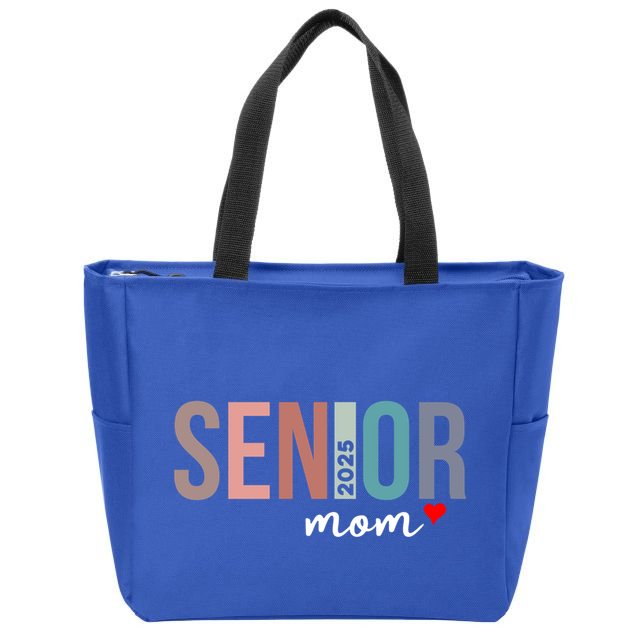 Senior 2025 Mom Graduate Funny Class Of 2025 Gift Zip Tote Bag