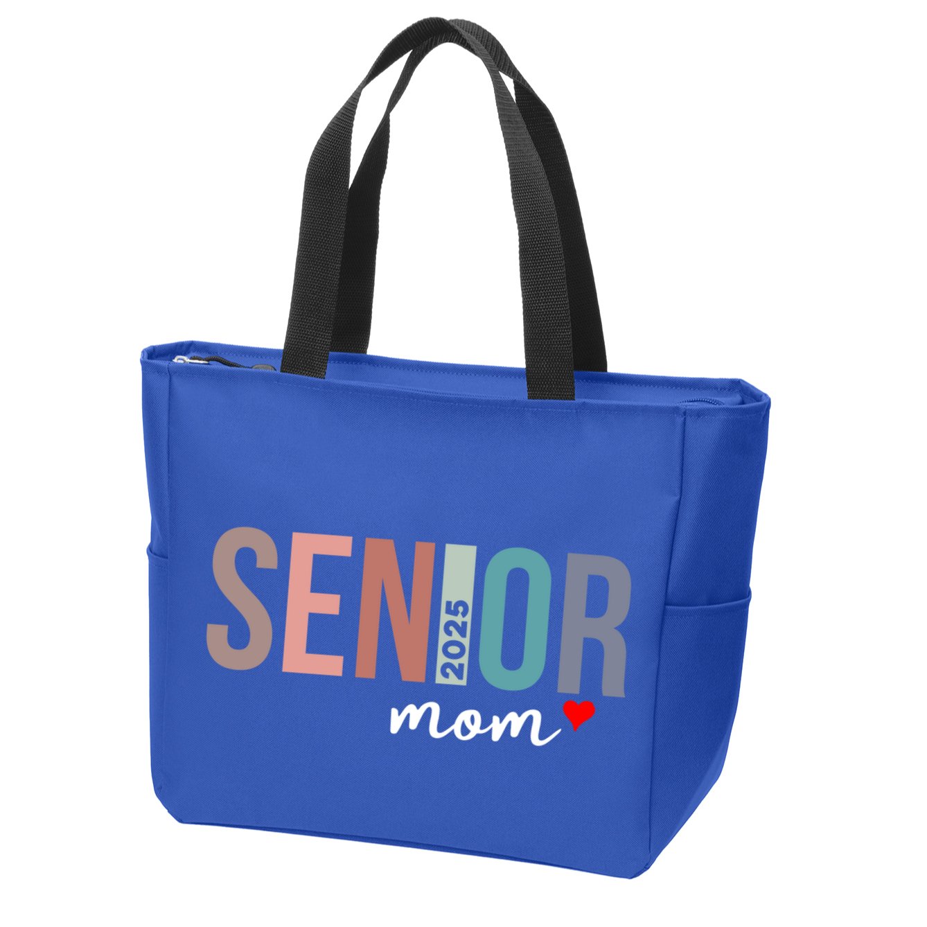 Senior 2025 Mom Graduate Funny Class Of 2025 Gift Zip Tote Bag